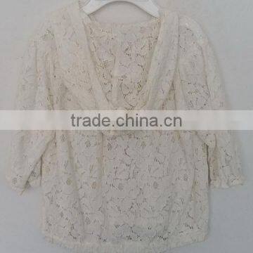 Cute Baby Boys White Emboridered Sun-protective Clothing for Autumn photo-2