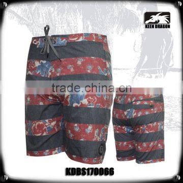 Retro design washing fade sublimation swimwear mens boardshorts