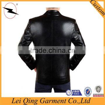 2017 Fashion Latest Designs Wholesale Leather Jacket Clothing pu Leather Coat photo-6