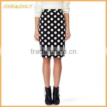 Hot Sale Pencil Polka Dot Skirt