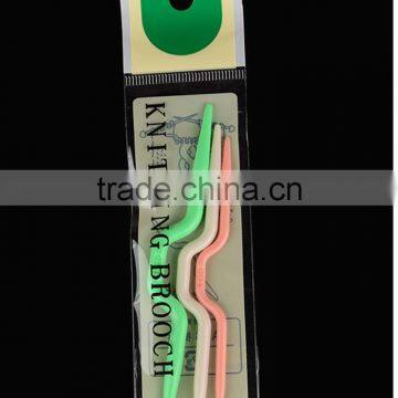 ABS Plastic 3pcs Set Knitting Needles photo-2