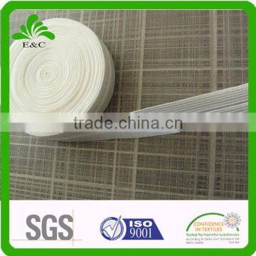 Factory supply thick shiny nylon spandex fold over elastic band