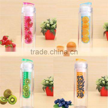 Hot Sale Fashion 760ml Sports Health Fruit Juice Bottle Water Tour Outdoor Sport Cup Bottle Plastic Bottle Four Colors photo-3