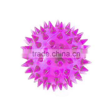 3pcs Dog Puppy Cat Pet Hedgehog Ball Rubber Bell Sound Ball Fun Playing Toy Hot Worldwide photo-5