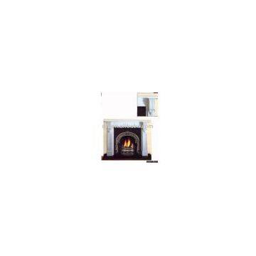 Marble fireplace