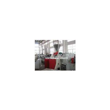 PVC single wall Plastic Corrugated Pipe Extrusion Line Double Screw 16-200mm
