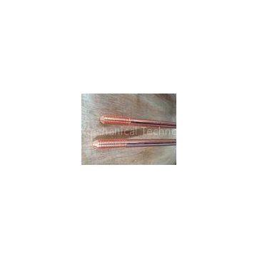 OEM Threaded and pointed copper bonded earth rod / electrode 20mm