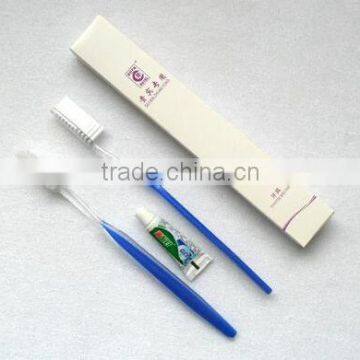 Custom high quality hotel disposable toothbrush with toothpaste