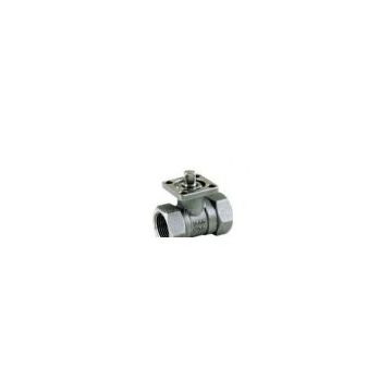 1-PC Screwed Ball Valve With Mounting Pad