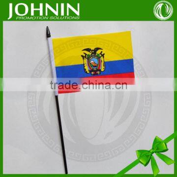 latest style cheapest polyester Ecuador small nation flag