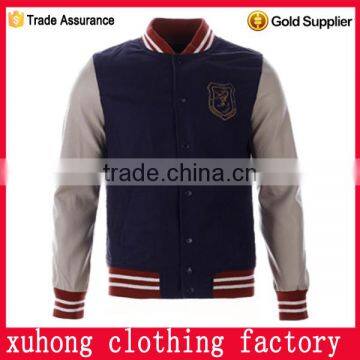 Fashion Winter Custom Logo Baseball Varsity Jacket