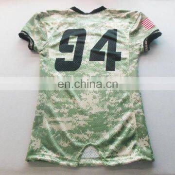 Custom Camouflage American Football Jersey
