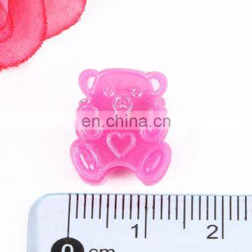Wholesale Kids Colours Bear Small Size Plastic Hair Claw Clip photo-3