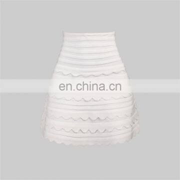 puffy bandage dress set short white bandage skirt