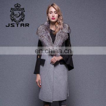 Cheap Price Wool Women Winter Cashmere Coat Ladies Long Vest Design