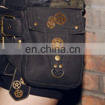 Steampunk Military Style Waist Bag - Pocket photo-6