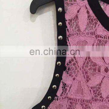 Spell Color Rivet Full of Bud Silk Women's Vest photo-3