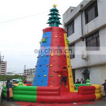 2016 Hot sale gaint inflatable rock climbing wall inflatable climb