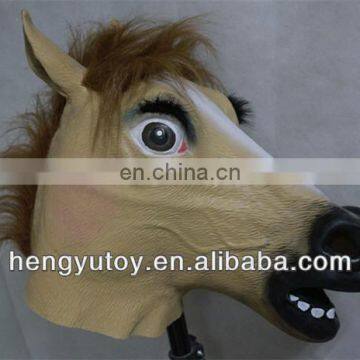 2014 Huizhou Hot Selling Realistic New Cute mascot latex toy horse costume for Brazil World up