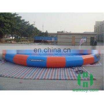 HI round blue & red inflatable swimming pool, commercial inflatable pool for Water Walking Ball,Bumper Boat