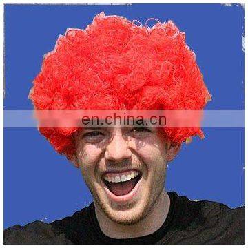 Wholesale customer synthetic football wig for sport game