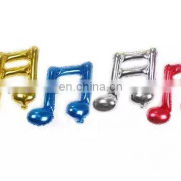 Wedding decoration 16 inch Musical Note foil balloon corlorful Balloons