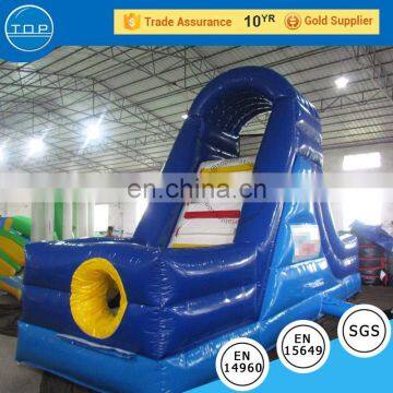 TOP INFLATABLES Hot selling floating giant inflatable for adult pool nip slip on a water slide