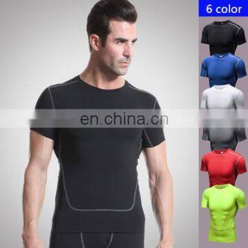 Men Short-Sleeved For Fitness Training Gym Quick-drying Tight Wear Clothing