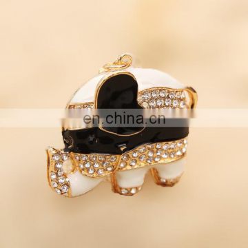 Fashion Crystal rhinestone mini live animal shape keychain MCA-0317