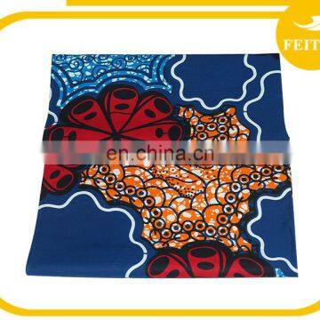 African super wax hollandais fabric embroidery cotton with lace fabric for women and children wedding party