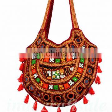 Banjara Bag Patchwork Boho bag Vintage tote bag Tribal Gypsy Indian Hand embroidered Vintage shoulder bag purse