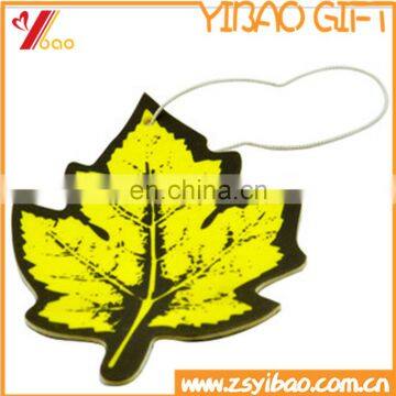 Custom both side logo paper car air freshener /home perfume/scent/fragrance