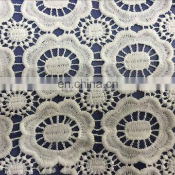 2016 wholesale Chemical Procuct type lace 100% Cotton Lace water soluble guipure cotton lace fabric