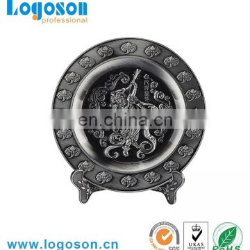 Hot selling custom made metal souvenir plate