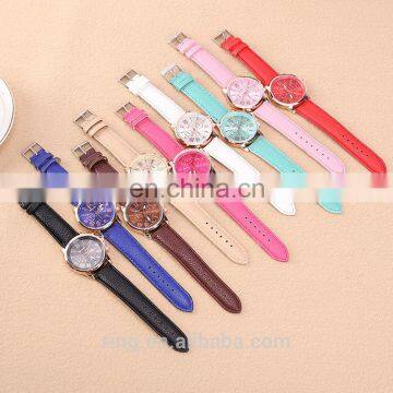 Newest Design Geneva Lady Watch in Stock China Manufacture photo-3