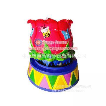 Zhongshan Amusement China Equipment Rotating Coffee Cup Mini Revolving 4 Seat Rose Cup Hot Sale Game Machine, Kiddie photo-2