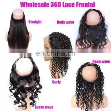 360 lace frontal wig band with bundles