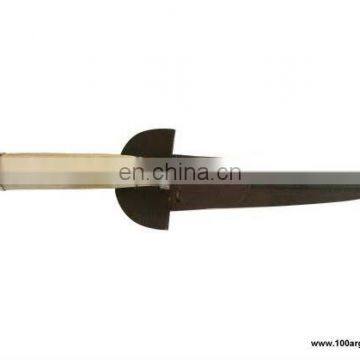 BONE KNIFE HANDLE AND ALPACA, STAINLESS STEEL SHEET 16CM SCHMIEDEN