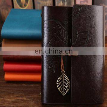 Vintage PU Leather Cover Loose Leaf Blank Journal Notebook Journal Diary Travel String photo-2