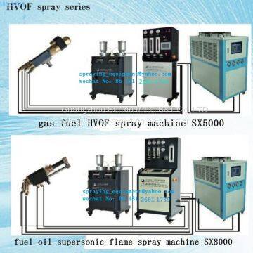 SX5000  tungsten carbide coating machine, HVOF powder  spray coating equipment for pump