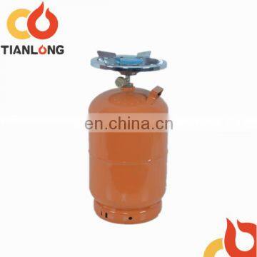 home cooking lpg gas cylinder 5.0 kg with burner