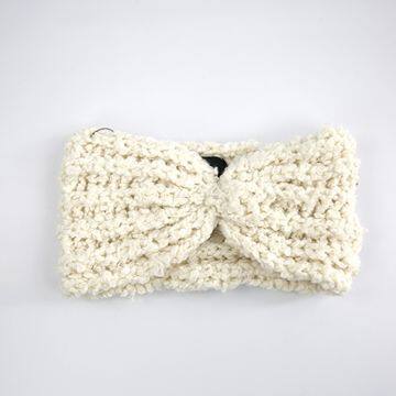 Headband Supplier Custom Lady Knit Warm Sports Boucle Headband Headwrap photo-4