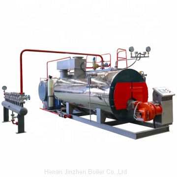 3 Ton Skid-Mounted Type Natural Gas Diesel Oil Steam Boiler for food plant, autoclave