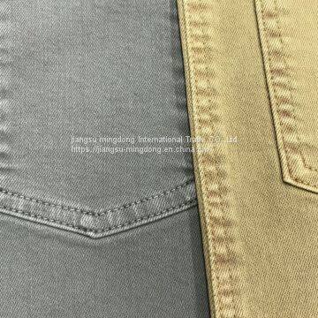 94%Cotton 4%Polyester 2%Spandex Slub Twill photo-2