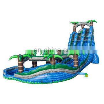 Commercial Inflatable Slip n Slide Giant Inflatable Tropical Cyclone Water Slide For Sale photo-2