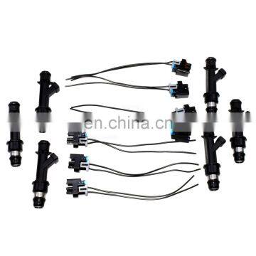 New 6 Flow Fuel Injector 7 Connect Wires For Buick Chevy Pontaic 25323971 1P1575