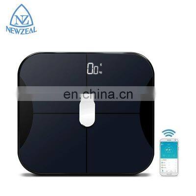 Wholesale Glass Panel Personal Body Weighing Scale Blue Tooth BMI And Body Fat Scale Machine