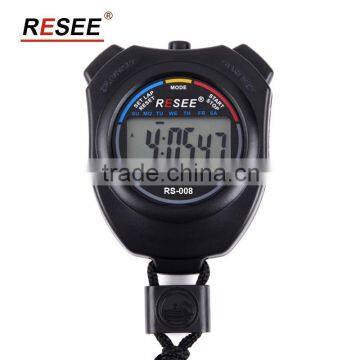 Large display singel row automatic sporting stop watch custom your logo