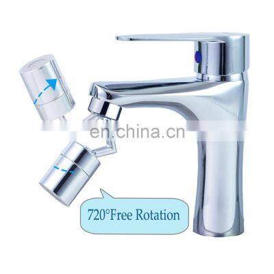 720 degree rotating sink faucet sprayer large angle dual function basin water filter bathroom kitchen saving faucet aerator