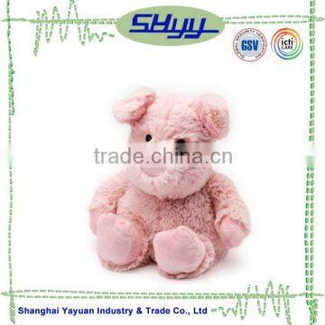 Cheap wholesale plush stuffed toy soft toy pink pig